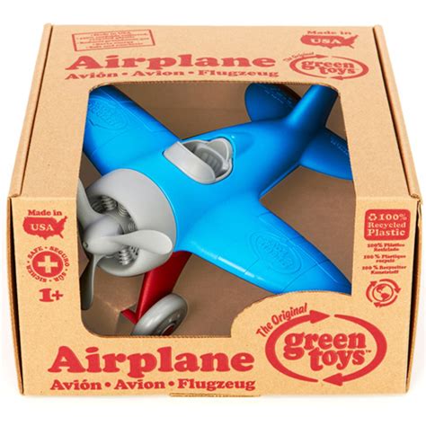 The Original Green Toys Airplane For Ages 1 Plus, Blue - 1 Ea - myotcstore.com