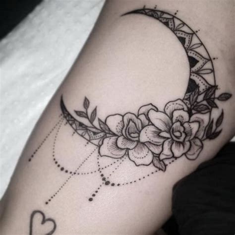 30+ Examples of Amazing and Meaningful Moon Tattoos - For Creative Juice