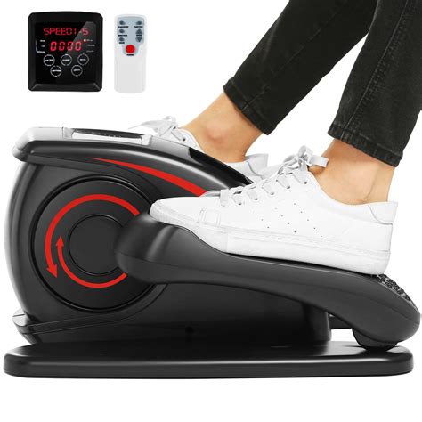 ANCHEER Under Desk Elliptical Machine, Pedal Bike Exerciser, Electric ...