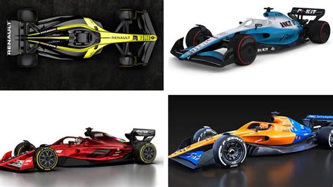 F1 2021 rule changes, F1 livery, car, regulations, rules, concept car