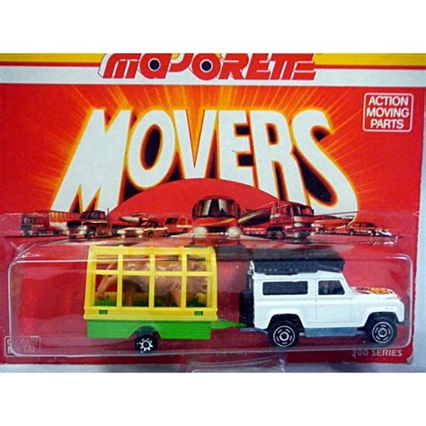 Majorette Doubles - Land Rover 90 Defender Safari and Lion Cage Trailer - Global Diecast Direct