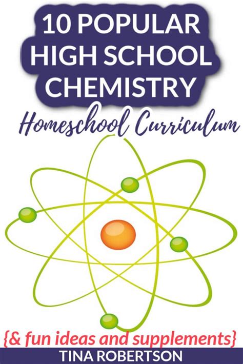 10 Popular High School Chemistry Homeschool Curriculum