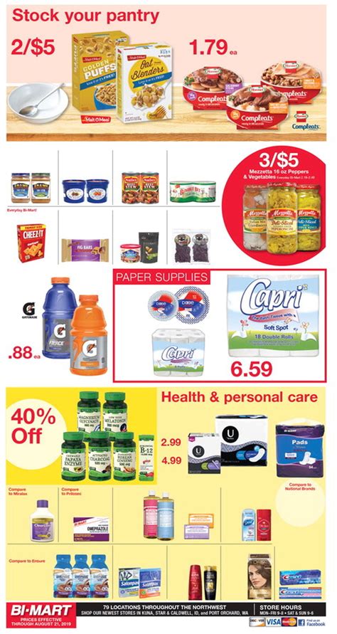 Bi-Mart Current weekly ad 08/15 - 08/21/2019 [6] - frequent-ads.com