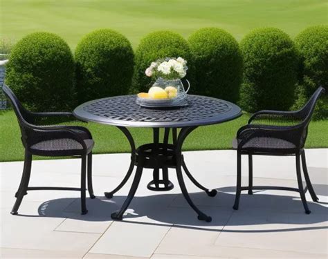 Round Cast Aluminum Patio Table 2024 Buyer's Guide