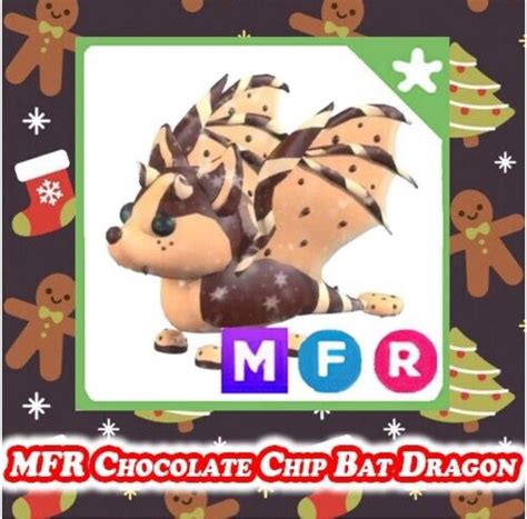 MFR Chocolate Chip Bat Dragon Adopt Me, Video Gaming, Gaming Accessories, In-Game Products on ...