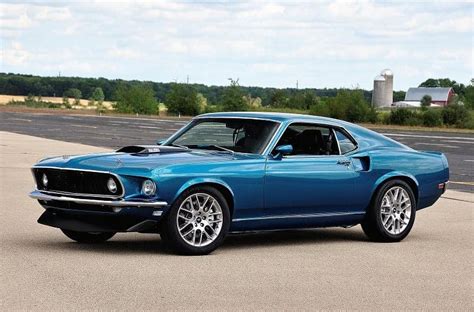 1969 Mach 1 with a 2013 Mustang GT