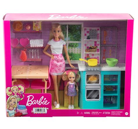 Barbie Kitchen Playset, 3Y+, Multicolour