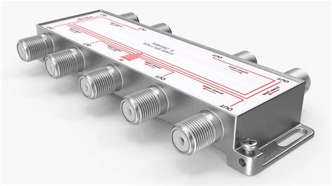 TV and Antenna 8 Way Coaxial Cable Splitter 3D Model $24 - .3ds .blend .c4d .fbx .max .ma .lxo ...