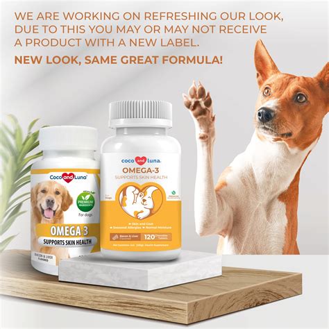 Omega 3 for Dogs - Salmon Oil for Dogs, Dog Allergy Relief, Immune Support, Dog Skin and Coat ...