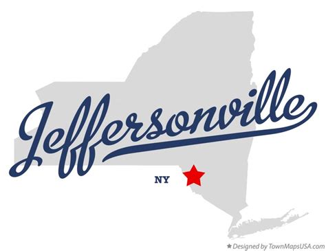 Map of Jeffersonville, NY, New York