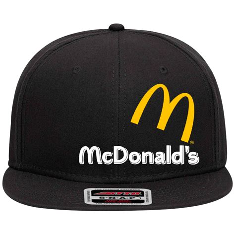 McDonalds Snap Back Flat Bill Hat