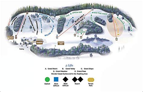 Grand Geneva Piste Map / Trail Map