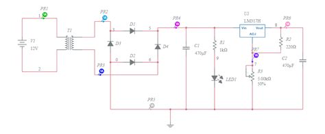 9v Regulated Power Supply Circuit Diagram