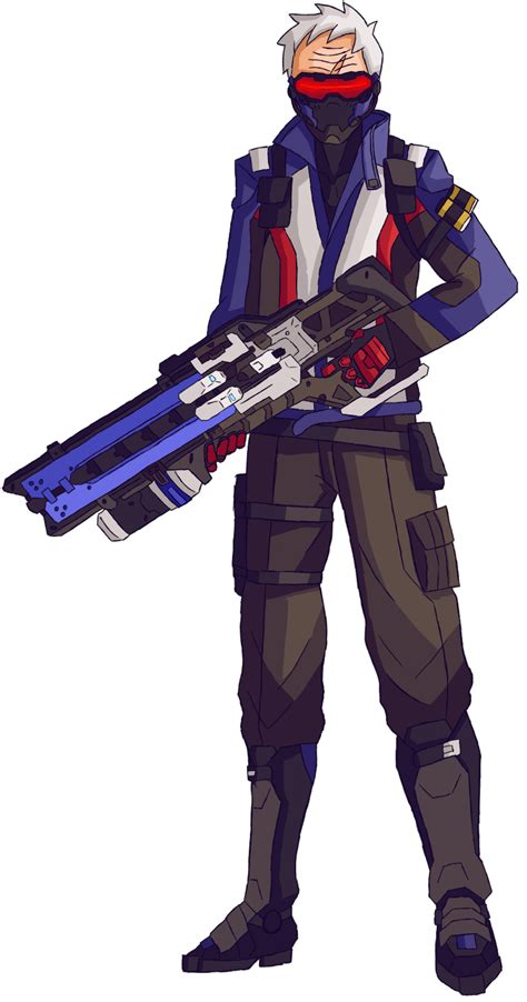 Soldier 76 fan art by HanterSaffron on DeviantArt