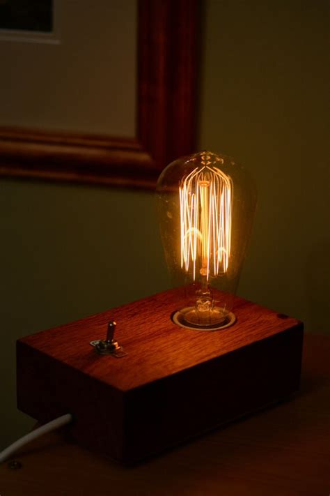 Industrial Vintage Retro Edison Bulb Table Lamp No Bulb