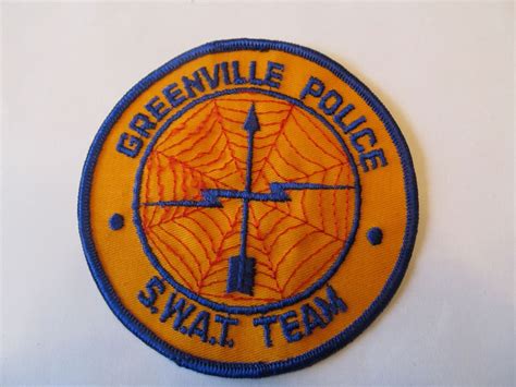 North Carolina Greenville Police SWAT Patch Old Cheese Cloth -- Antique Price Guide Details Page