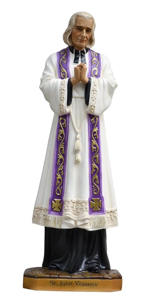 Thirty Three Inch St. John Vianney Statue | Fiat Imports