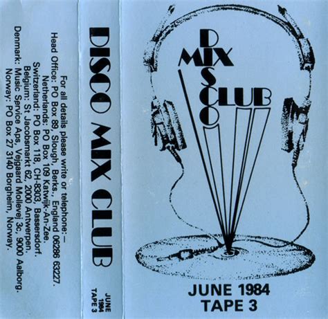 Disco Mix Club - June 1984 - Tape 3 (1984, Cassette) | Discogs