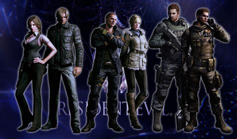 Resident evil 6 - characters by Betoberry on DeviantArt