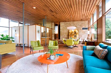 25 Bright Midcentury Modern Living Room Designs | Home Design Lover