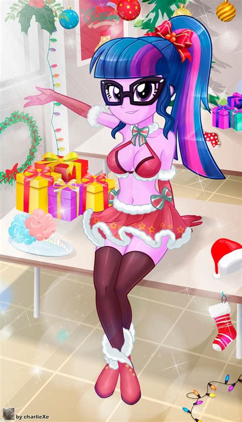 EG Series - Christmas Sci-Twi! by charlieXe on DeviantArt