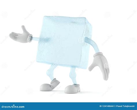 Ice cube character stock illustration. Illustration of character ...