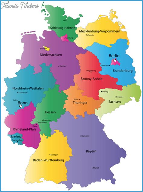 German Map - TravelsFinders.Com