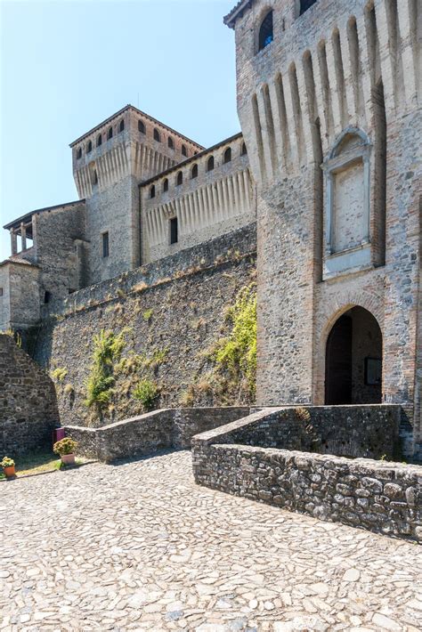 Torrechiara,Italy-July 31, 2022-View of Torrechiara castle in the ...