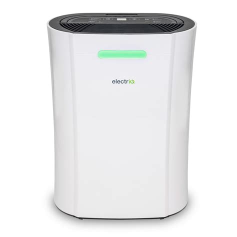 GRADE A2 - electriQ 12 Litre Dehumidifier for 3 bed house with Digital Humidistat and Air ...