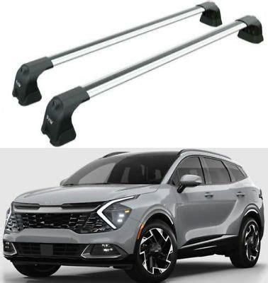 Flush Roof Rack Cross Bars Silver Set fit for New Kia Sportage 2021-2023 | eBay | Kia sportage ...