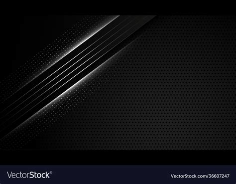 Abstract black wallpaper with lines effect design Vector Image