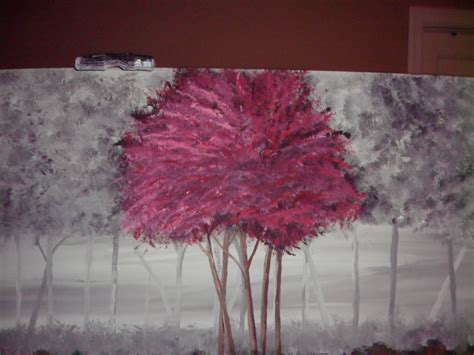 abstract forest acrylic painting | Painting, Creative arts and crafts ...