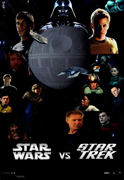 Star Wars vs. Star Trek poster by SteveIrwinFan96 on DeviantArt