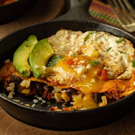 Chilaquiles with Fried Eggs - Ten Pound C