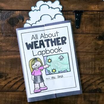 Weather Lapbook Science Cloud Types Meteorologist Tools | TPT