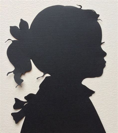 Commemorate your love for your children with a custom silhouette art. Each piece is cut by hand ...