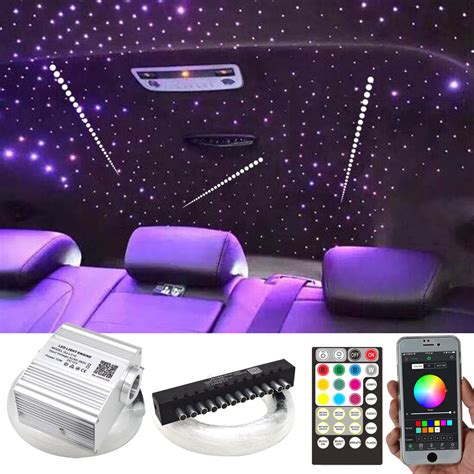 Car Star Lights Twinkle Meteor Starlight Headliner Starry Sky 12v ...