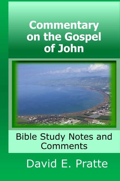 Commentary on the Gospel of John: Bible Study Notes and Comments