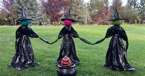 √ How to make halloween yard witches | ann's blog