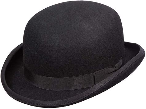 SCALA Classico Men's Wool Felt Bowler Hat - Black - L : Amazon.co.uk: Clothing