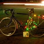 Bicycle Christmas lights | I bought a small string of batte… | Flickr - Photo Sharing!