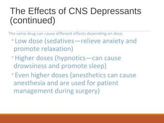 Depressants Effects