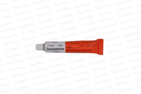 Gentamicin Cream 10g - Time Medical