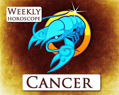 Cancer weekly horoscope - Cancer horoscope for this week