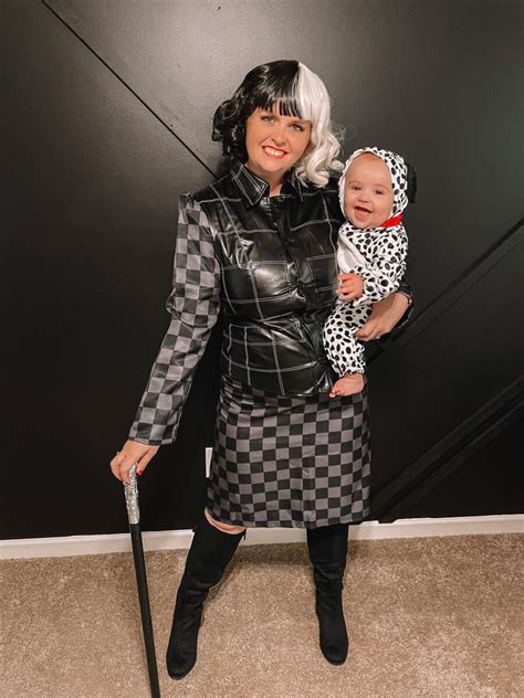 2021 Cruella and Dalmation Mom-and-Me costume - Helen G. Bailey