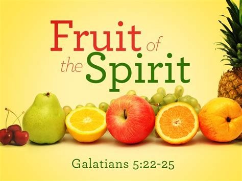 Fruit of the Spirit ~ dailyJesus