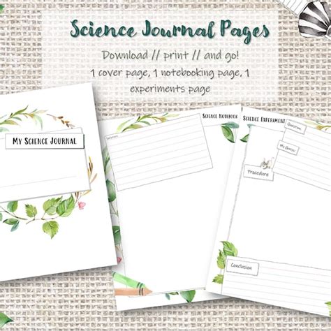 Science Notebook - Etsy