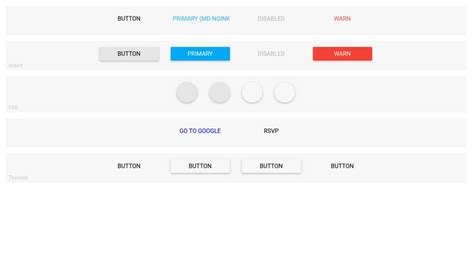 angular-material: button examples