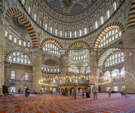 Selimiye Mosque Interior editorial image. Image of mosque - 37883525