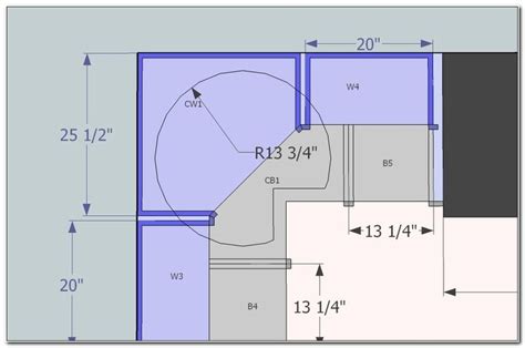 Corner Cabinet Lazy Susan Dimensions | Corner base cabinet, Lazy susan ...